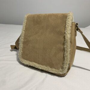 ALDO Womens Shoulder Bag Suede - Pre-owned